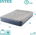 Nafukovacia posteľ INTEX Mid - Raise Pillow Rest Queen s integrovanou elektrickou pumpou