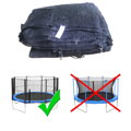 Set Premium: Ochranné polstrovanie + sieť na trampolínu 305 cm - 8 tyčí