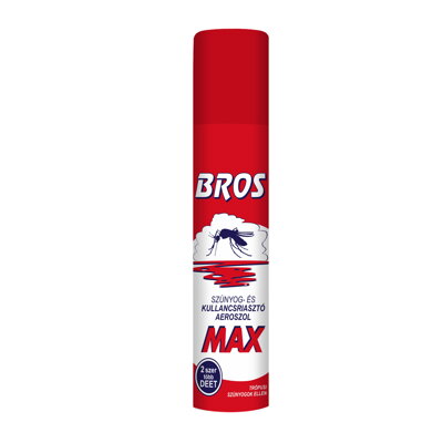 Bros MAX repelent na komáre a kliešte aerosol 90ml