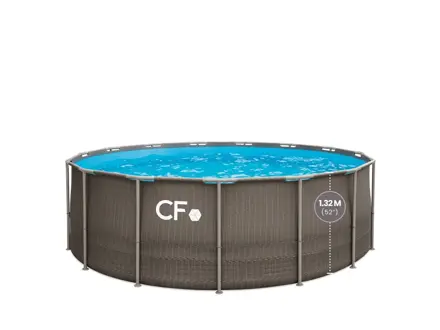 Bazén CF FRAME ratan - 457 x 132 cm