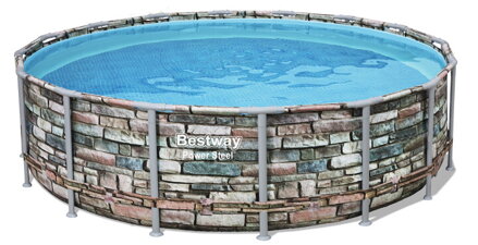 Bazén BESTWAY STEEL PRO 488x122 cm MULTICOLOR bez príslušenstva