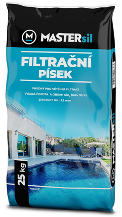 Mastersil filtračný piesok 0,6-1,2mm 25kg