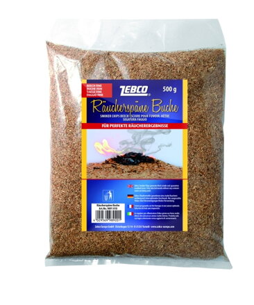 Piliny na údenie zebco 500g Chips Beech, fine