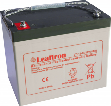 Akumulátor Leaftron LTL 12V - 75Ah