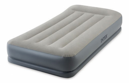 Nafukovacia posteľ INTEX Mid - Raise Pillow Rest Twin s integrovanou elektrickou pumpou