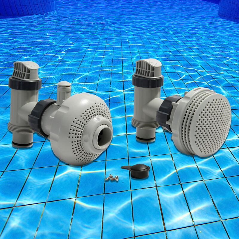 Pripojovacia bazénová sada Ø38mm s ventilom  4-7,3 m3/h