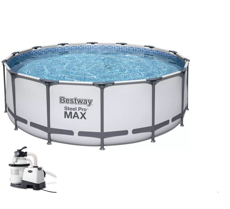 Bazén BESTWAY STEEL PRO MAX Set 488 x 122 cm s pieskovou filtráciou