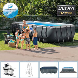 Bazén Intex Ultra Quadra XTR 549 x 274 x 132 cm s pieskovou filtráciou 