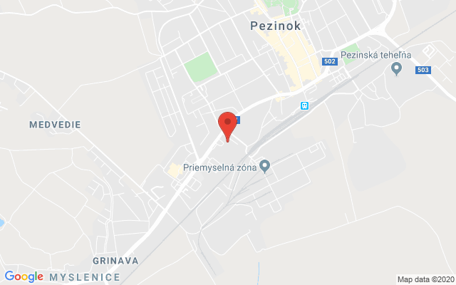 Google map: Bratislavská 79